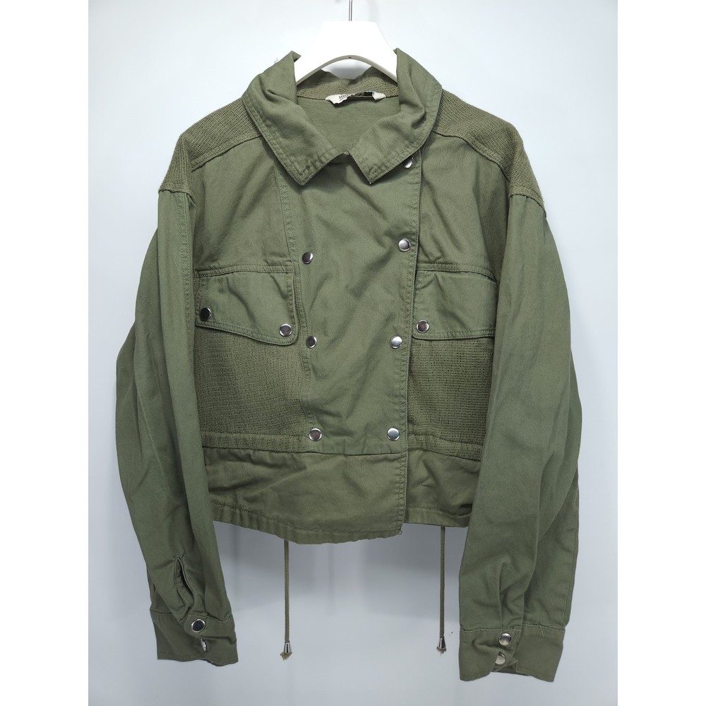 Highway Jeans Womens Green Jacket Size Large